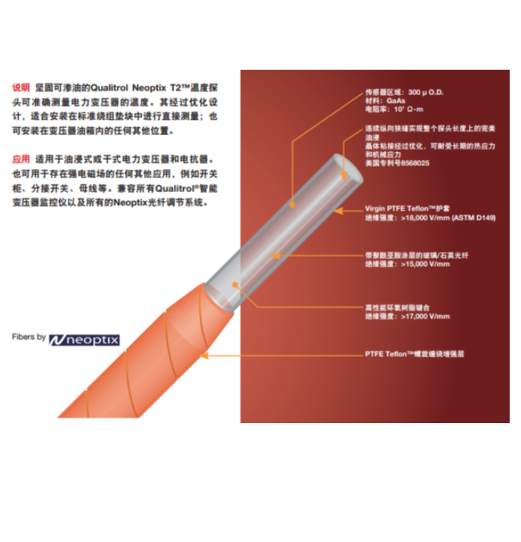 变压器用光纤温度探头